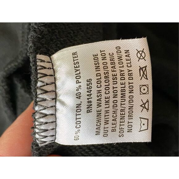 IOWA HAWKEYES by Authentic Brand Black Tube Neck Pullover Sweatshirt Women’s Siz - Picture 13 of 14